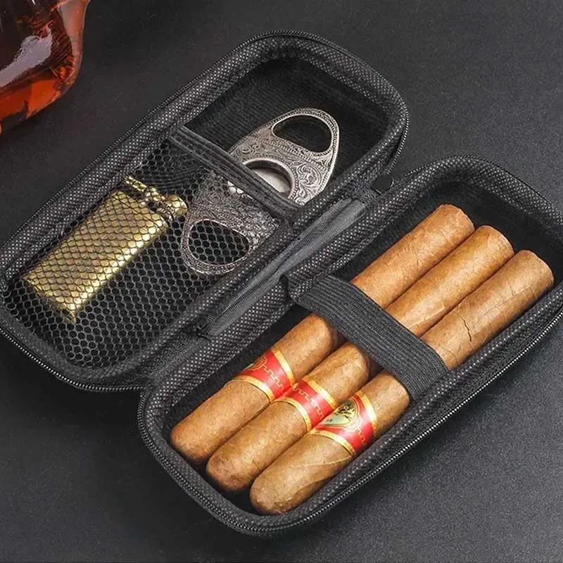 Portable Cigar Case EVA Light  - đánh giá và giá Packaging
