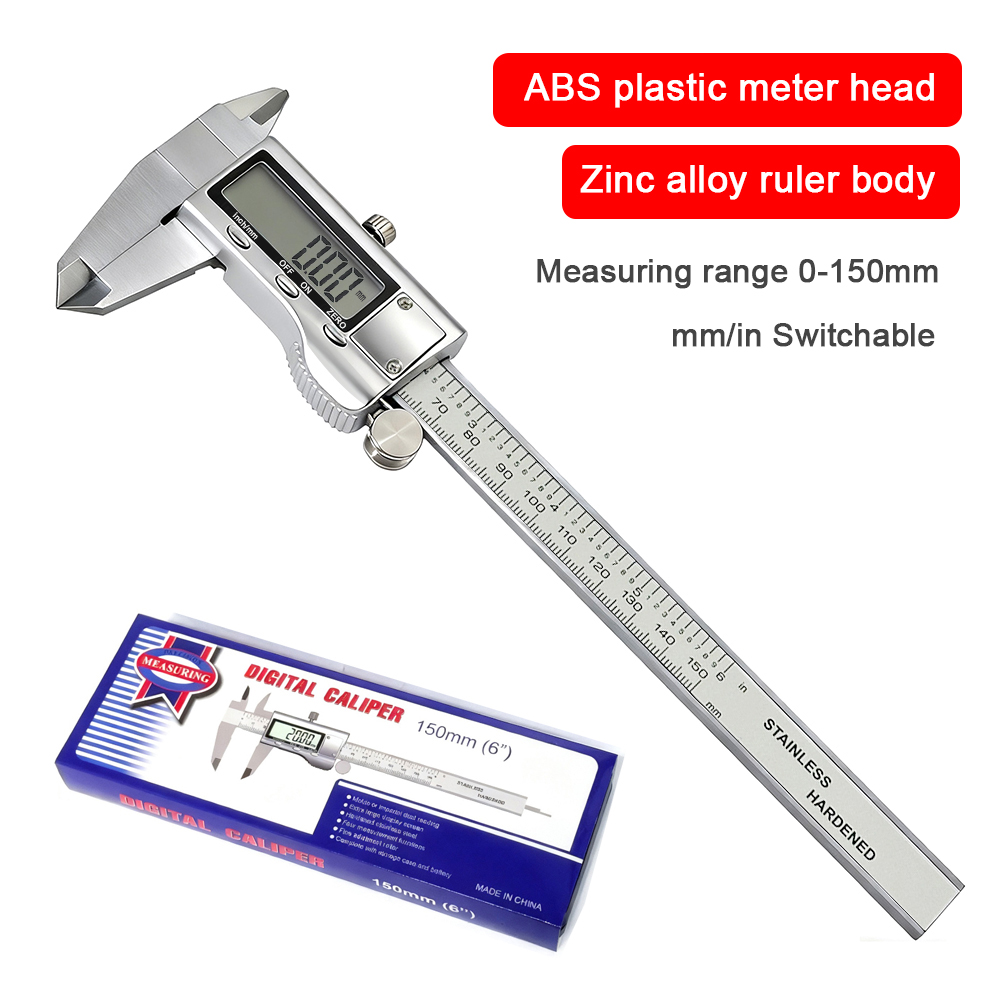 0-150mm Zinc Alloy Digital Cal - đánh giá và giá Digital Caliper 150Mm Stainless Steel