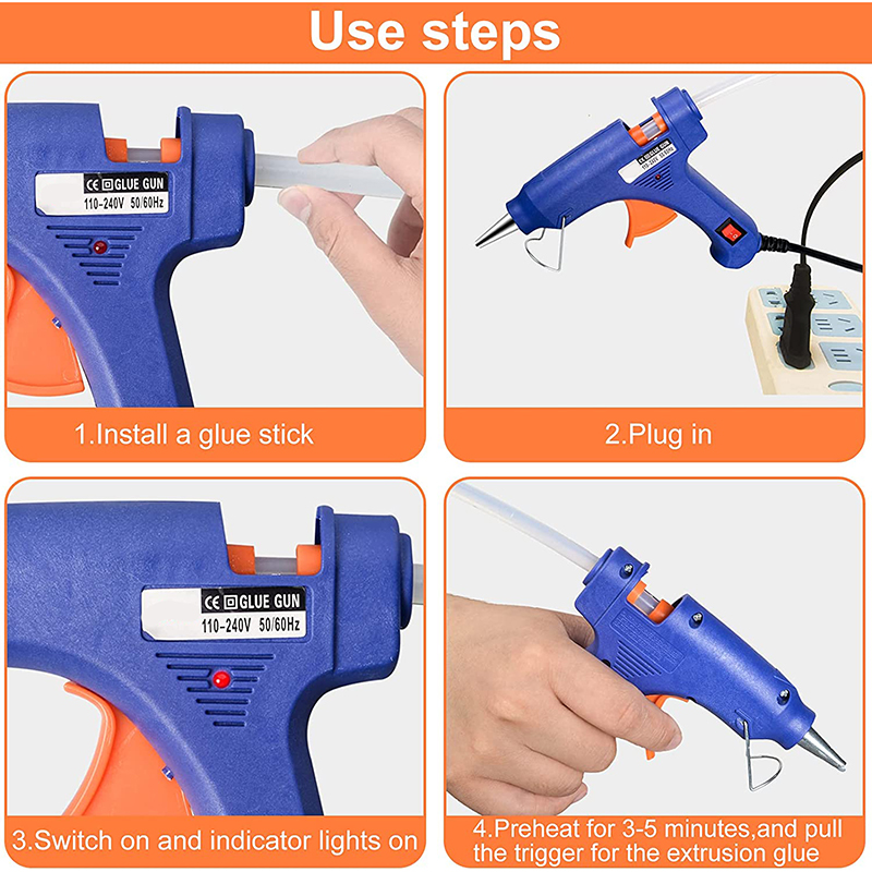 20W Mini Hot Melt Glue Gun EU  - đánh giá và giá Industrial Tools