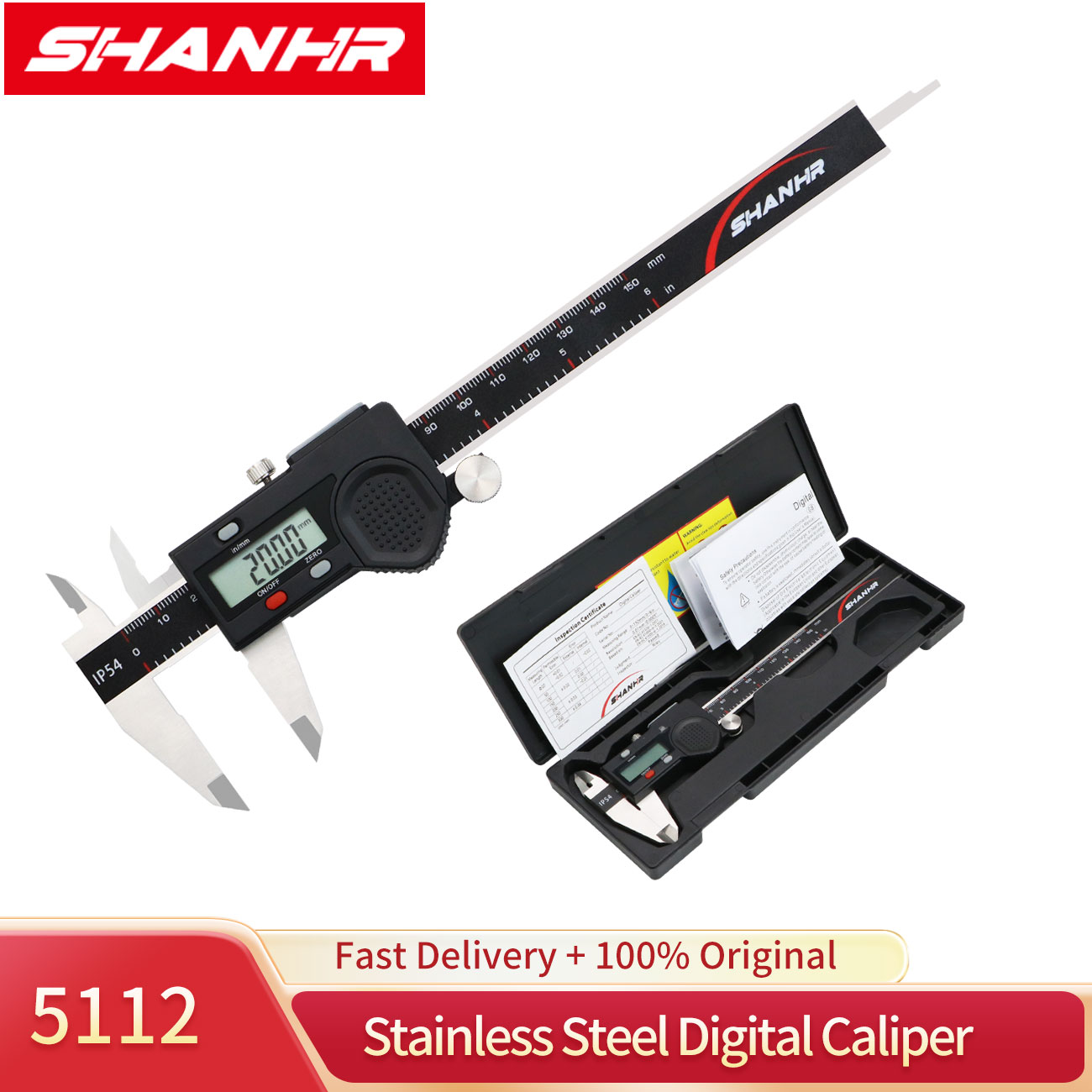SHAHE Điện Tử Vernier Caliper  - đánh giá và giá Digital Caliper 150Mm Stainless Steel