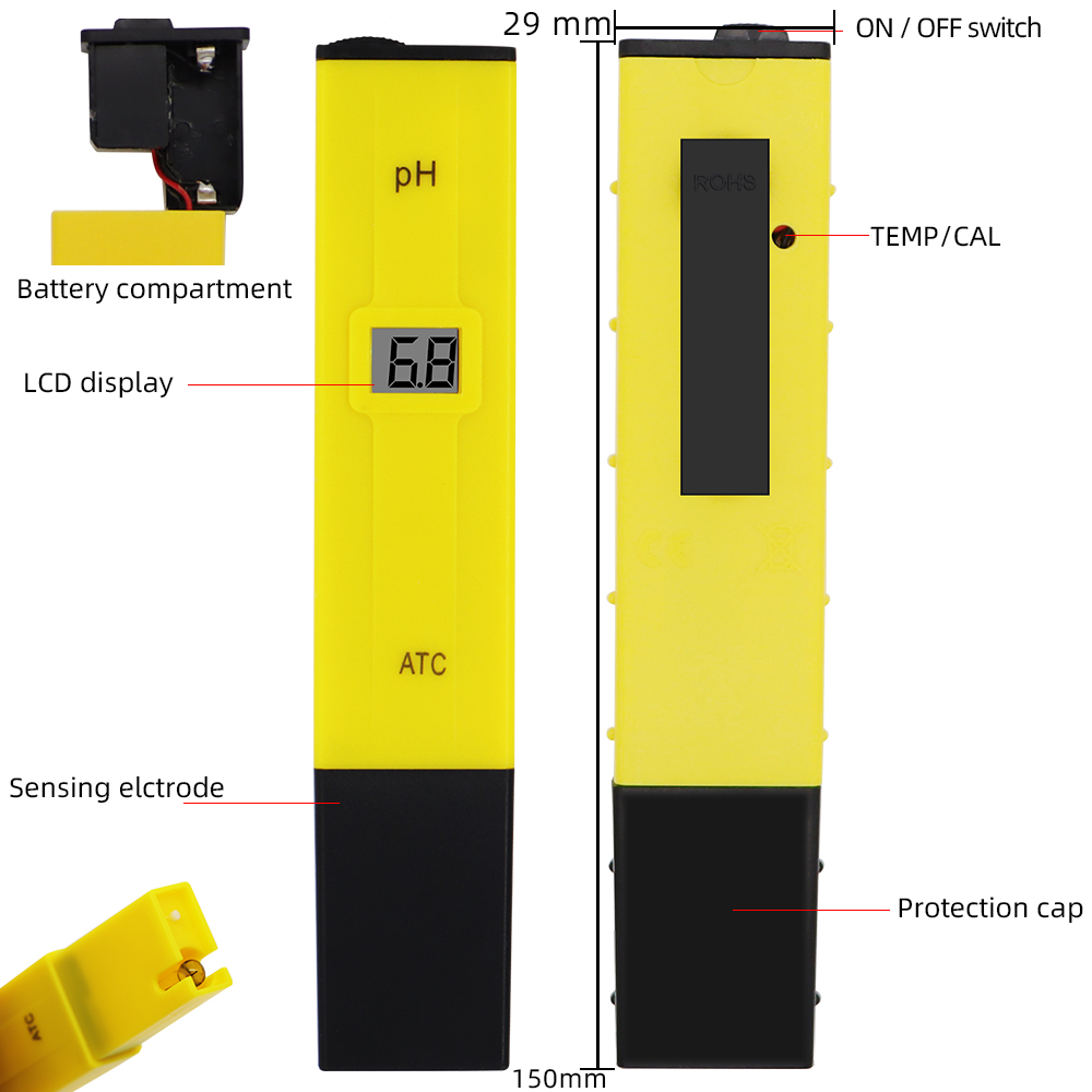 Digital PH Meter Pocket Pen Wa - đánh giá và giá Ph Meter Digital Water Tester