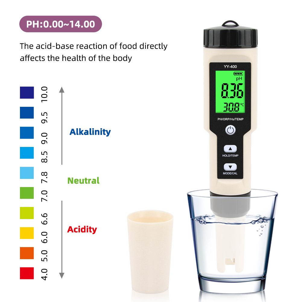 4 in 1 YY-400 PH/ORP/H2&TEM Me - đánh giá và giá Ph Meter Digital Water Tester