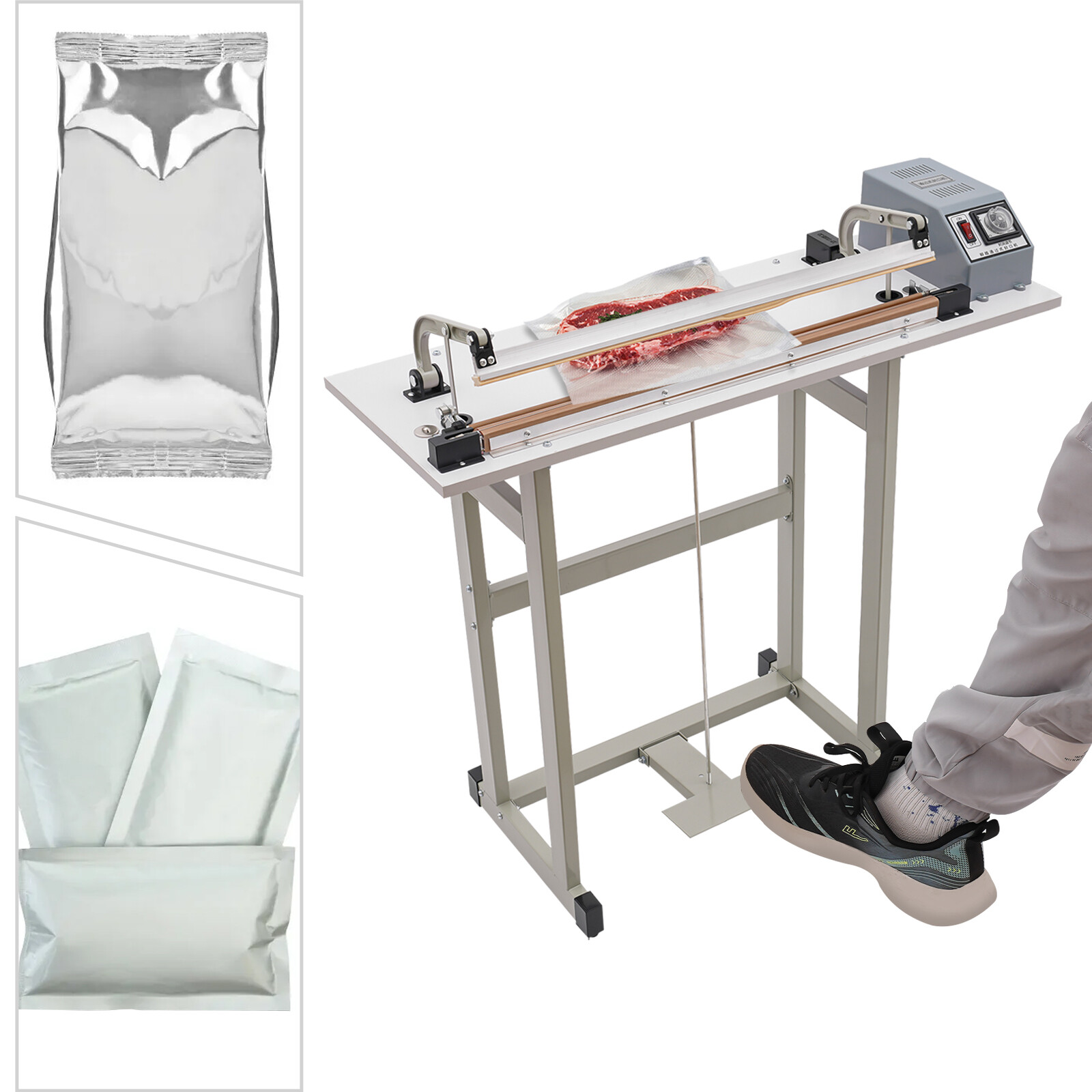 22.83 Inch Foot Pedal Impulse  - đánh giá và giá Plastic Bag Impulse Heat Sealer